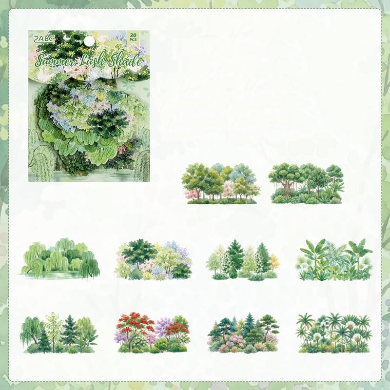 SummerForest-Stickers-Scrapbook