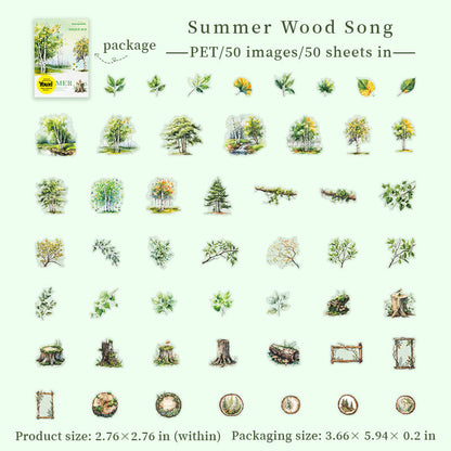 SummerTree-Stickers-Scrapbooking