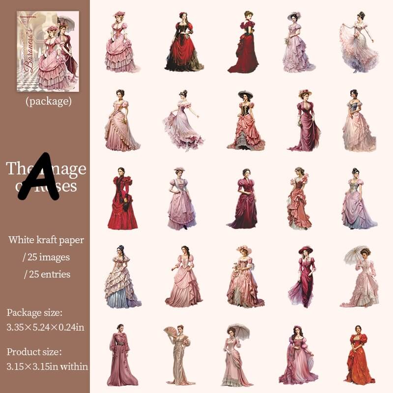 VictorianLady-Sticker-Scrapbooking-A
