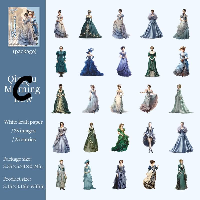 VictorianLady-Sticker-Scrapbooking-C