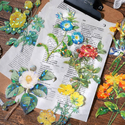 VintageBloomingFlowers-Stickers-Scrapbook-4