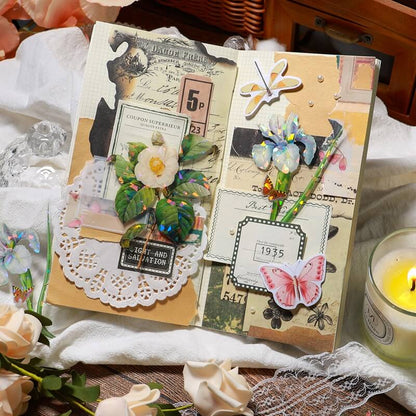 VintageBloomingFlowers-Stickers-Scrapbook-5