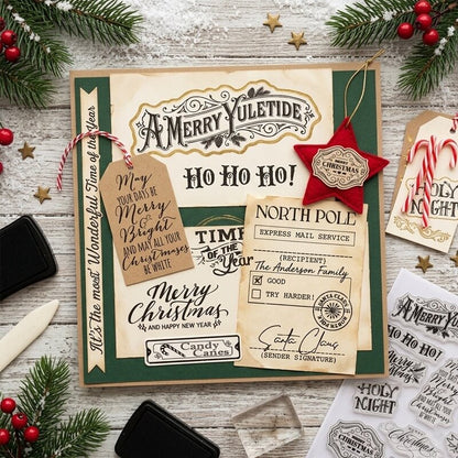 Vintage Christmas Stamp