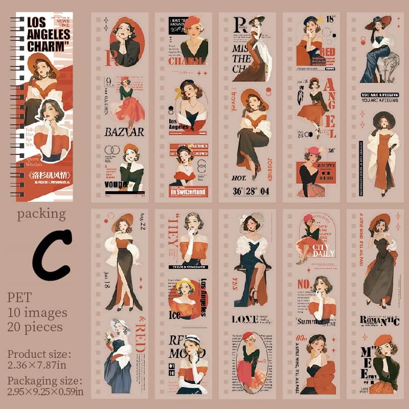 VintageFashionGirl-StickerBook-Scrapbook-C