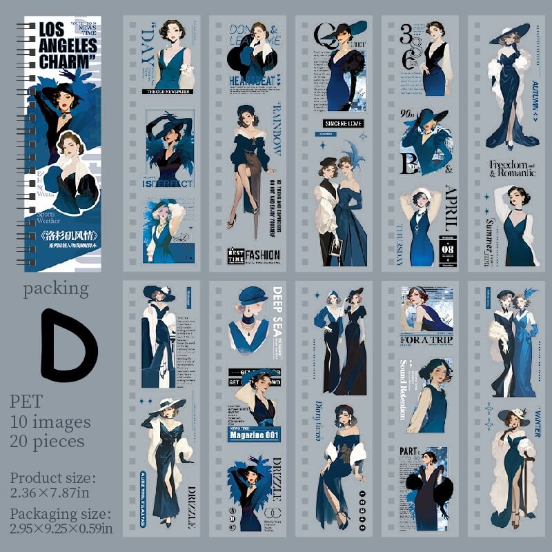 VintageFashionGirl-StickerBook-Scrapbook-D