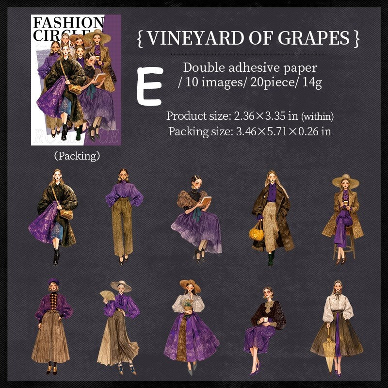 VintageFashionGirl-Stickers-Scrapbooking-E