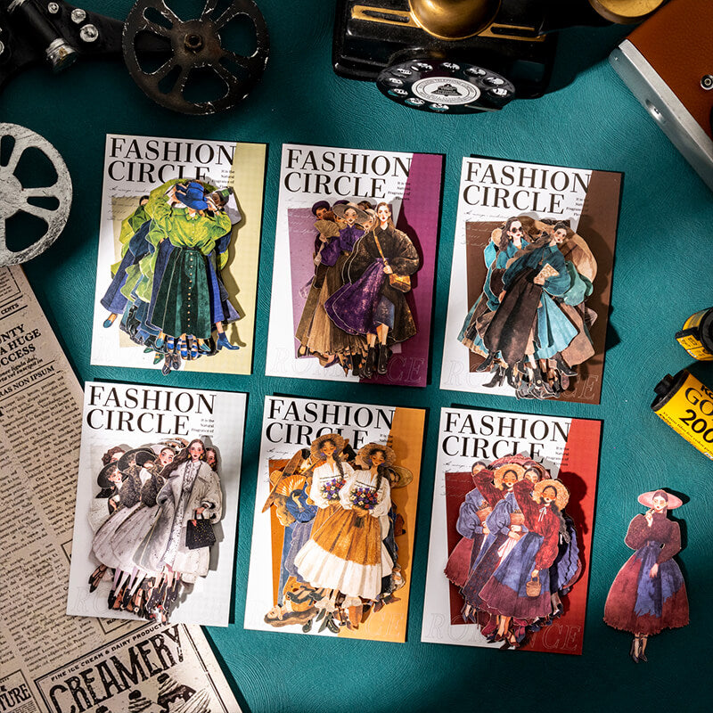 VintageFashionGirl-Stickers-Scrapbooking