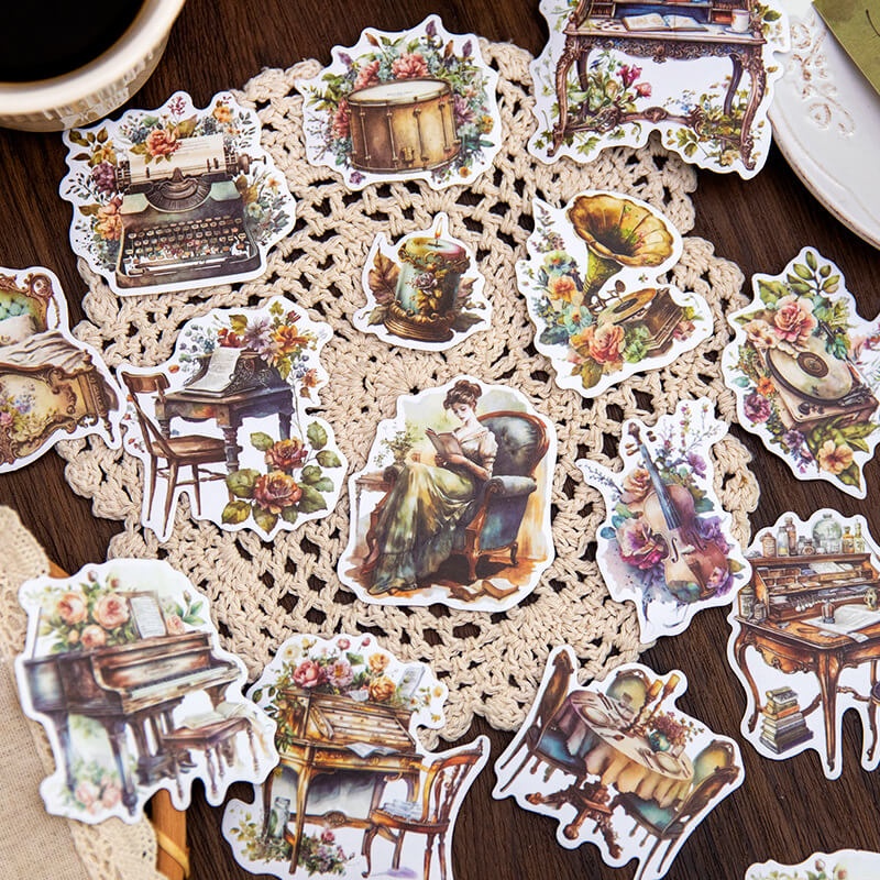 Vintage Living Furniture Stickers – loloyaya