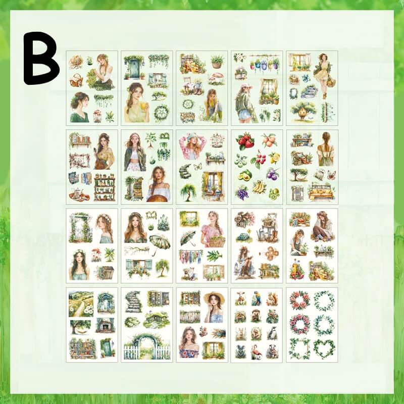 VintageLady-StickerBook-Scrapbook-B
