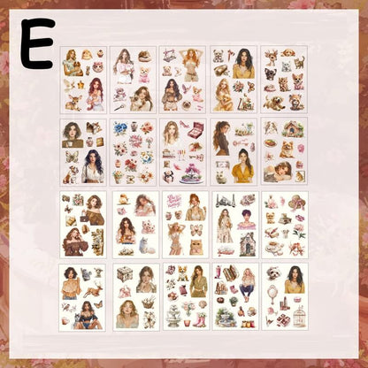 VintageLady-StickerBook-Scrapbook-E