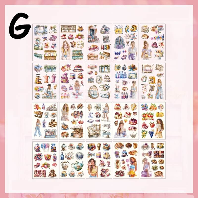 VintageLady-StickerBook-Scrapbook-G