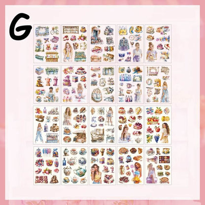 VintageLady-StickerBook-Scrapbook-G
