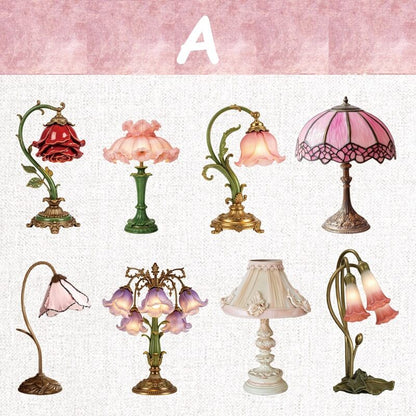 VintageLamps-HardCardStickers-Scrapbook-A