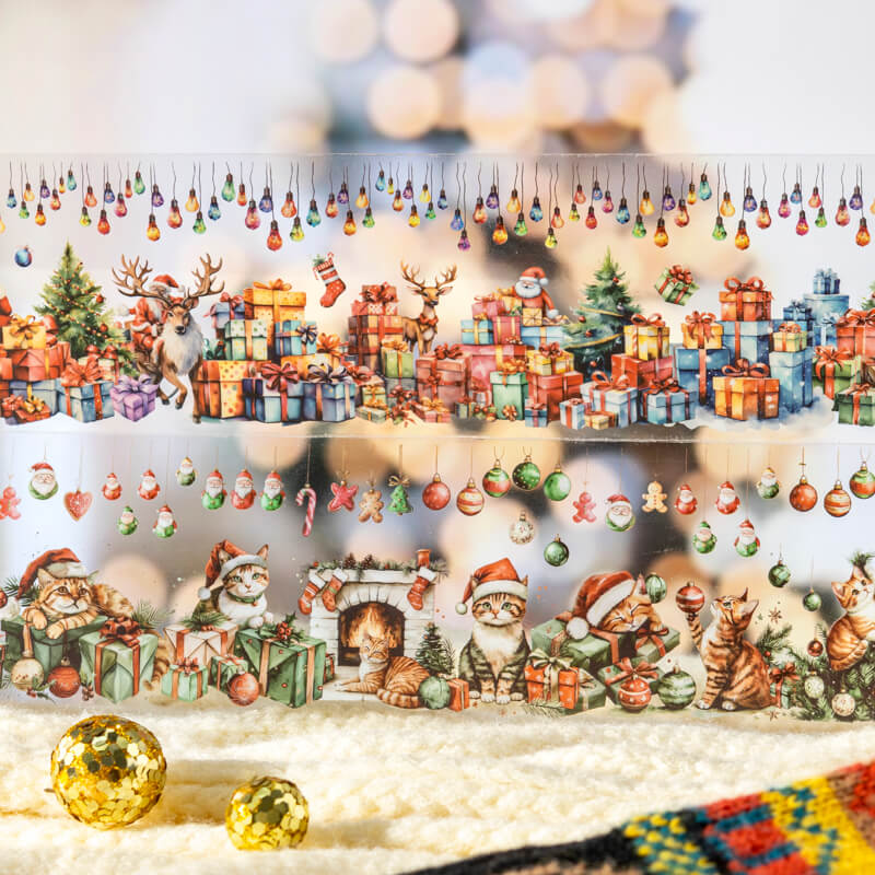 Christmas PET Tape – Winter Village & Holiday Designs