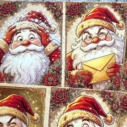 VintageSantaClausscrapbookpaper