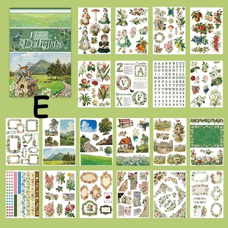 VintageStickerBook-Scrapbooking-E