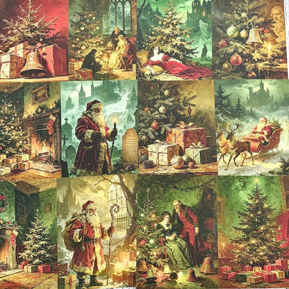 VintageVictorianChristmasScrapbookPaper
