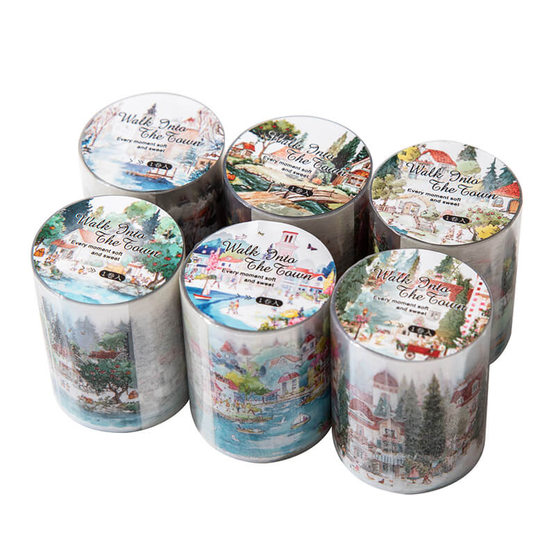 WatercolorTown-Tape-Scrapbook