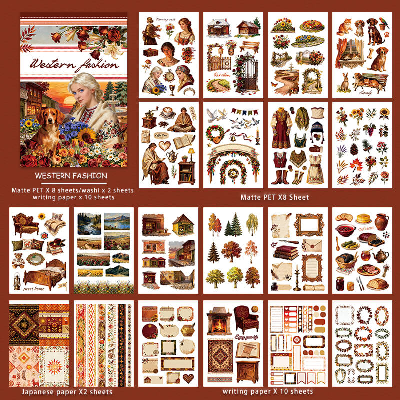 WesternStyle-StickerBook-Scrapbook