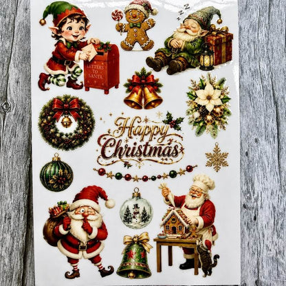 WhimsicalChristmasUVtransferstickersfortumblers