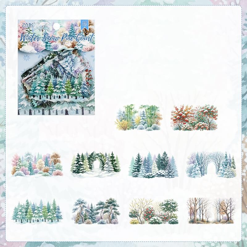 WinterForest-Stickers-Scrapbook