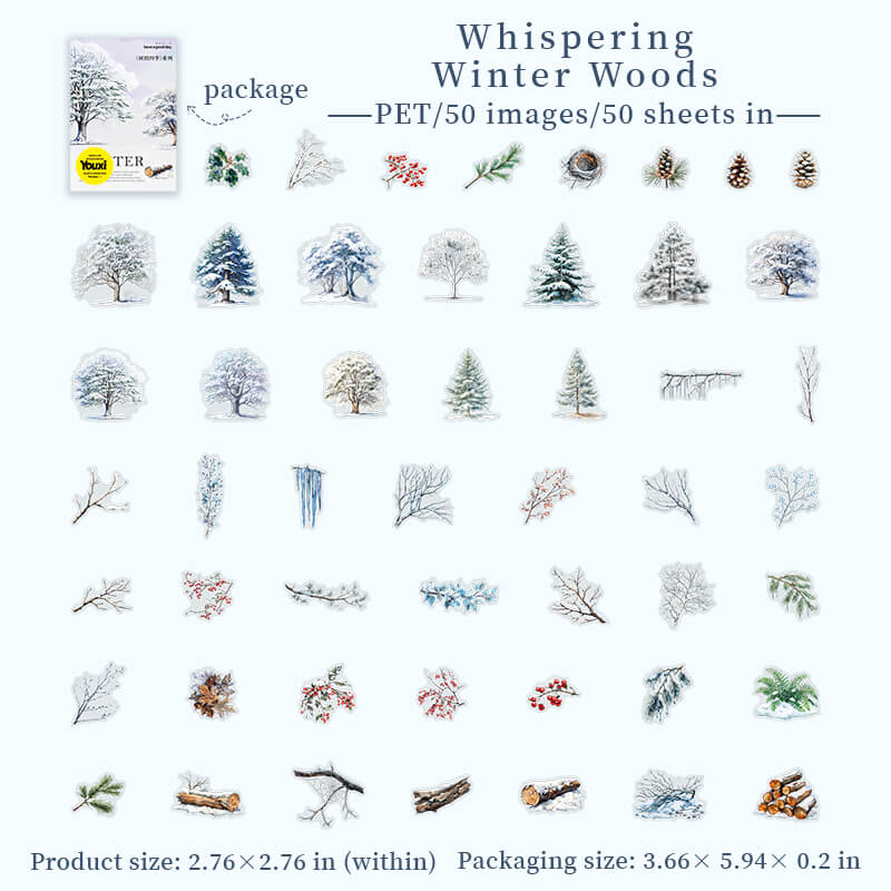 WinterTree-Stickers-Scrapbooking