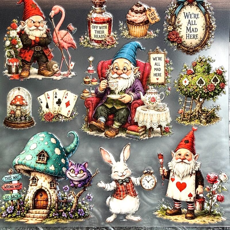WonderlandTeaParty-3DEmbossedStickers-Scrapbook